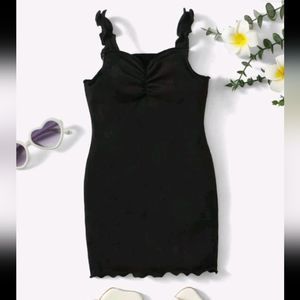 New black spaghetti strap dress girls size 2 - 3 years old